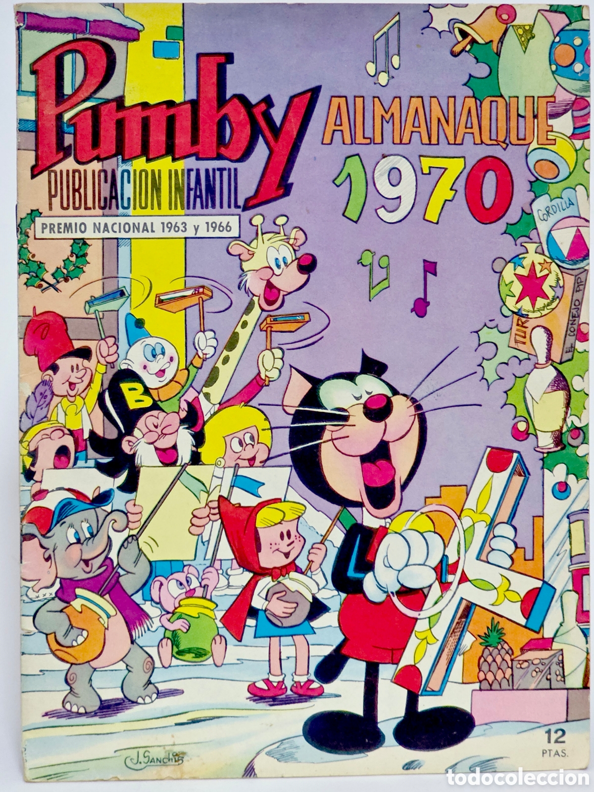 Tebeos: C&Oacute;MIC PUMBY ALMANAQUE 1970 EDITORIAL VALENCIANA BUEN ESTADO