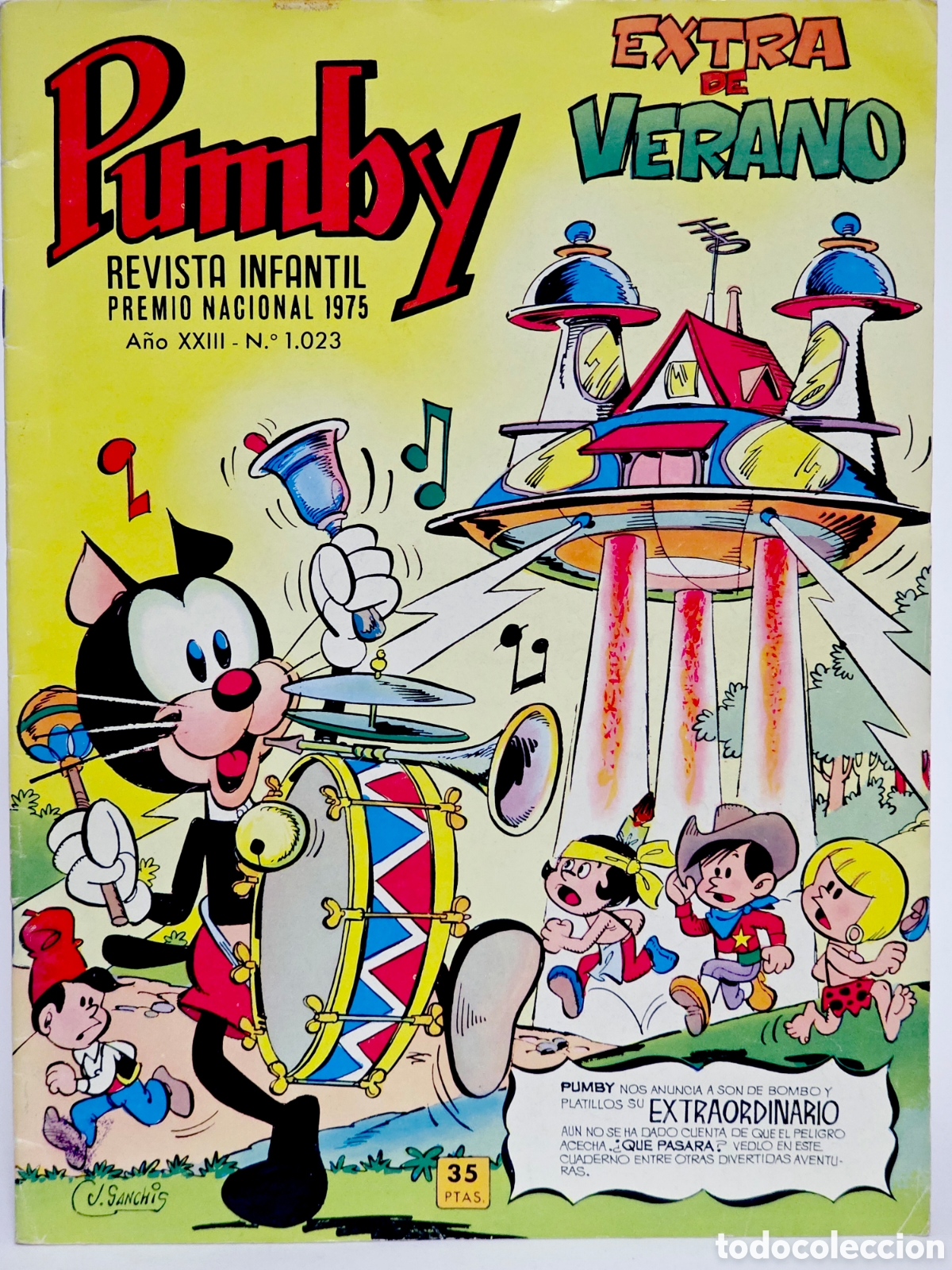 Tebeos: C&Oacute;MIC PUMBY 1023 EXTRA VERANO 1977 EDITORIAL VALENCIANA EXCELENTE ESTADO