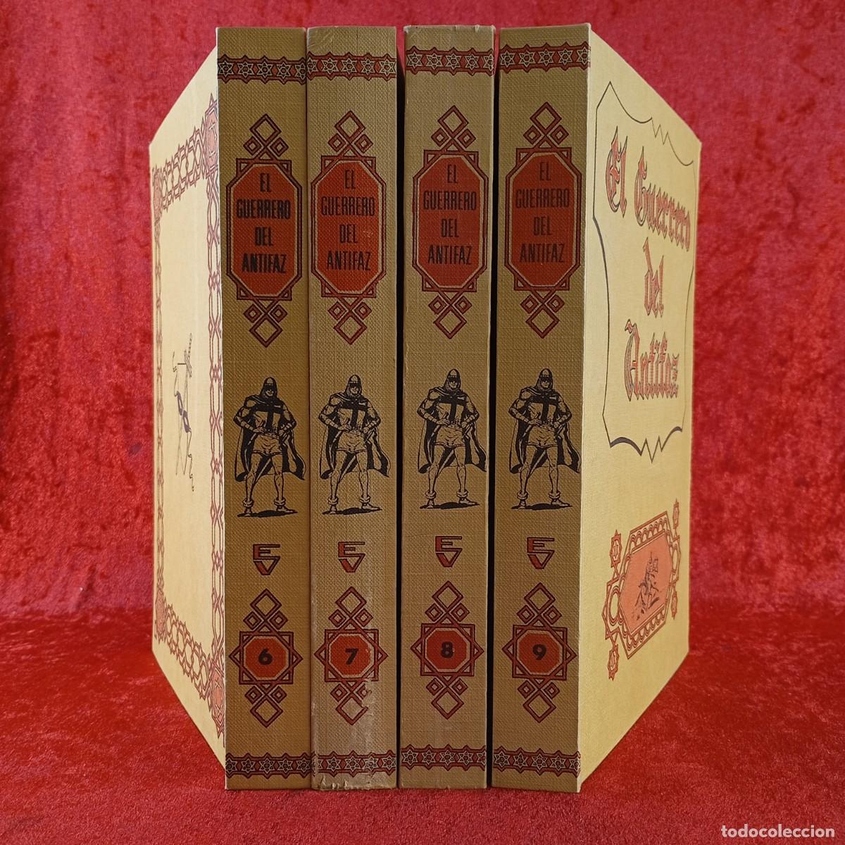 Tebeos: EL GUERRERO DEL ANTIFAZ - MANUEL GAGO - EDITORA VALENCIANA - COLECCI&Oacute;N 4 TOMOS: DEL 6 AL 9 / 1000