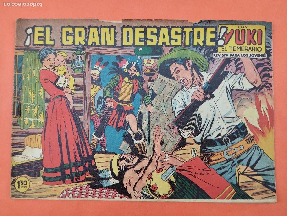 Tebeos: EL GRAN DESASTRE CON YUKI EL TEMERARIO N&ordm; 87 .-EDITORIAL VALENCIANA