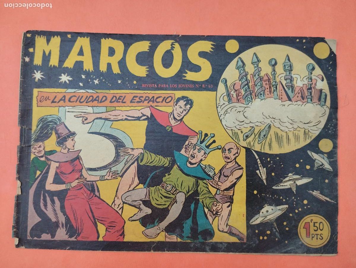 Tebeos: TEBEO Marcos n&ordm; 25. Maga 1958.