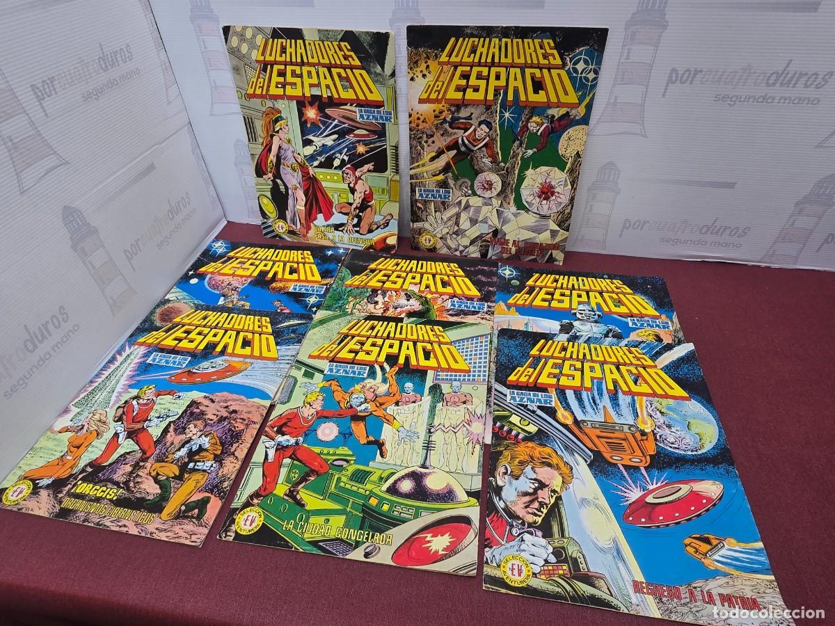 Tebeos: Lote 8 comics Luchadores del Espacio - La Saga de los Aznar 1978 Selecci&oacute;n Aventurera