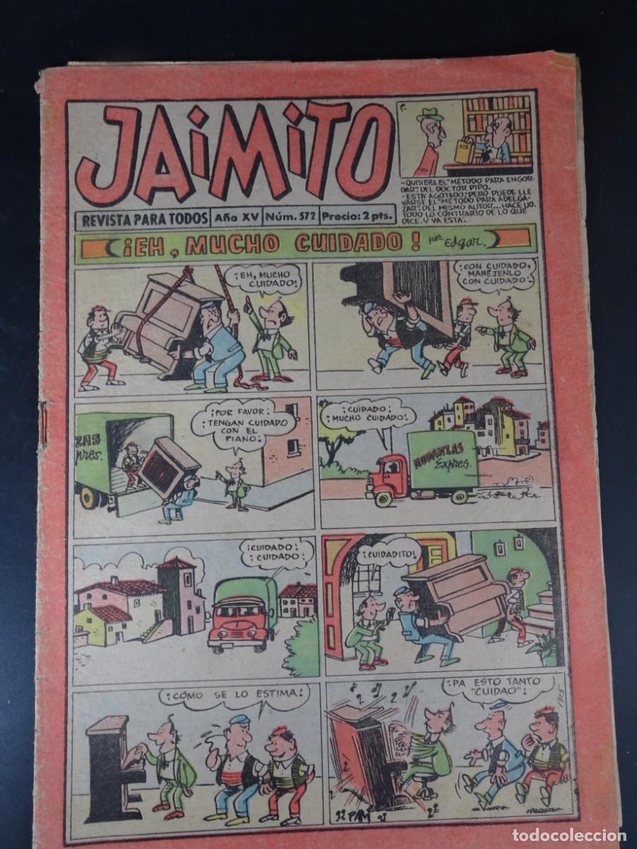 Tebeos: JAIMITO N&ordm; 572, ROBERTO ALC&Aacute;ZAR , VER FOTOS