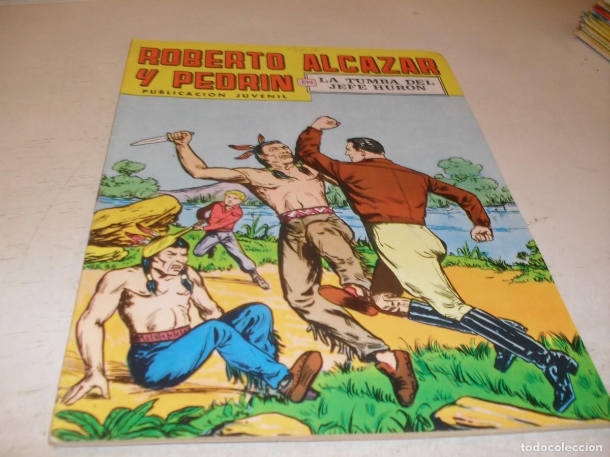Tebeos: ROBERTO ALCAZAR COLOR N&ordm; 63,LA TUMBA DEL JEFE HURON,DE 283.VALENCIANA,1976