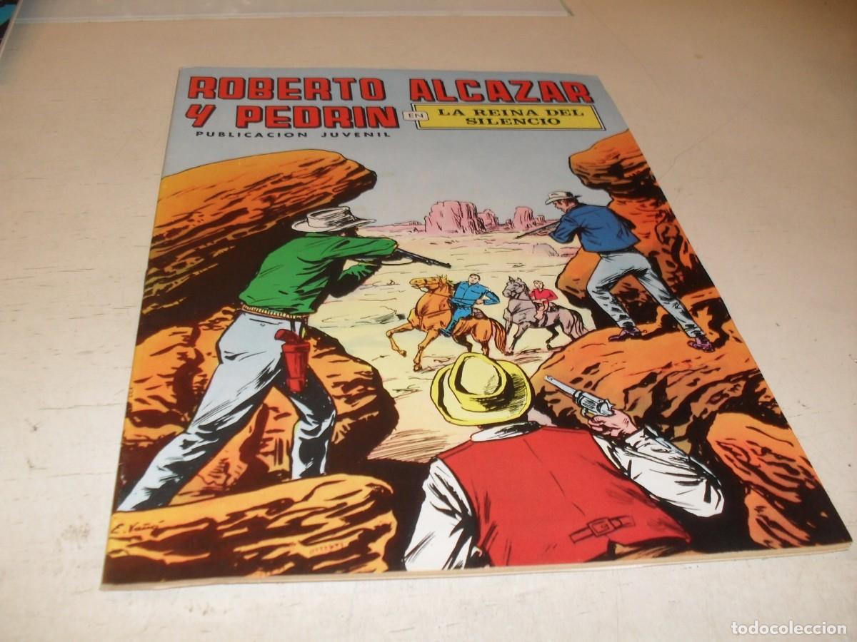 Tebeos: ROBERTO ALCAZAR COLOR N&ordm; 56,LA REINA DEL SILENCIO,DE 283.VALENCIANA,1976