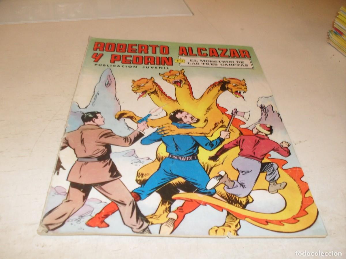 Tebeos: ROBERTO ALCAZAR COLOR N&ordm; 42,EL MONSTRUO DE LAS 3 CABEZAS,DE 283.VALENCIANA,1976