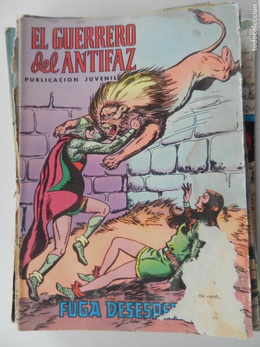 Tebeos: EL GUERRERO DEL ANTIFAZ N&ordm; 9- FUGA DESESPERADA- PUBLICACION JUVENIL -1972 - EDT VALENCIA