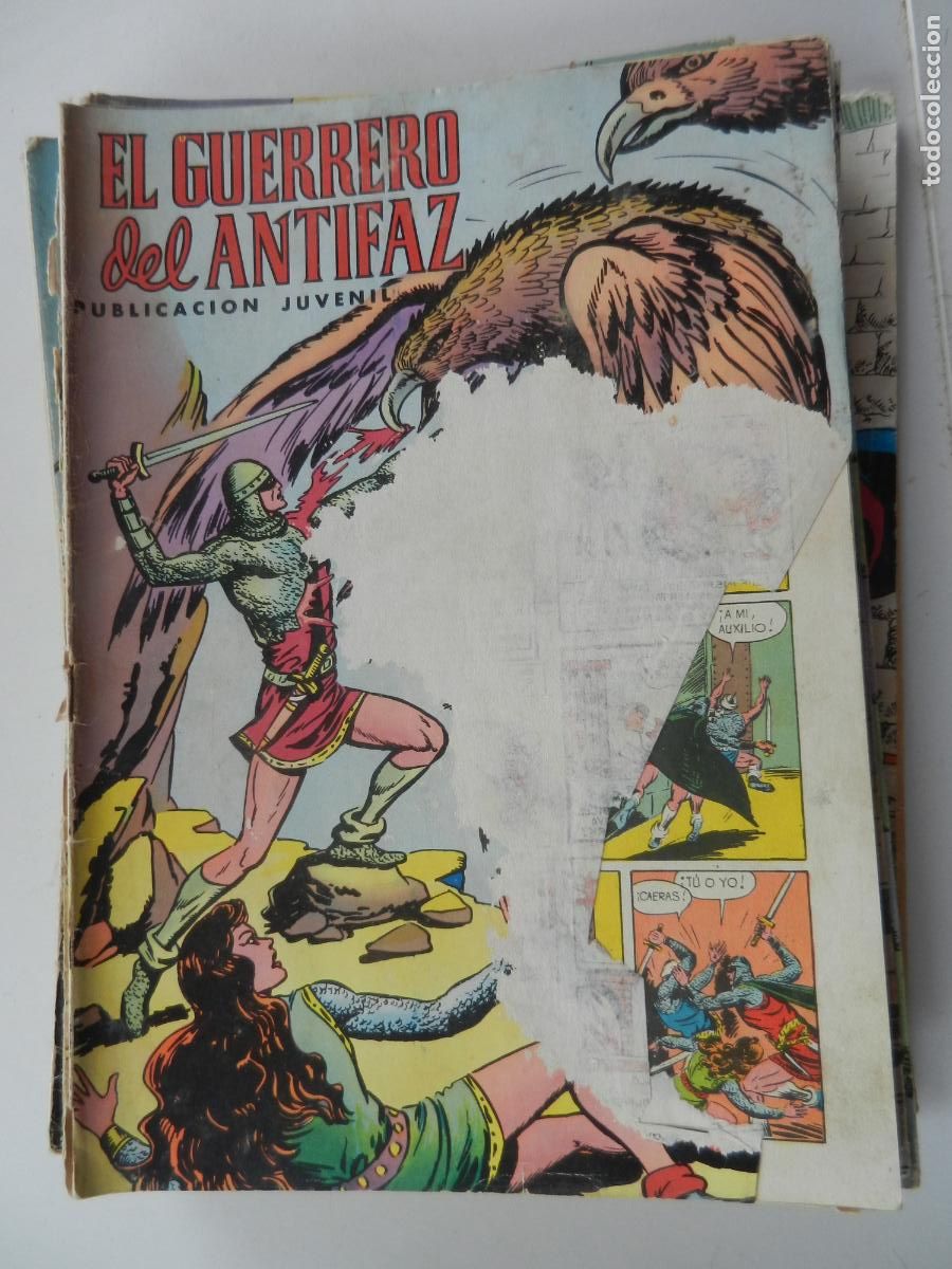 Tebeos: EL GUERRERO DEL ANTIFAZ N&ordm; 10- LUCHA EN EL ABISMO - PUBLICACION JUVENIL -1972 - EDT VALENCIA