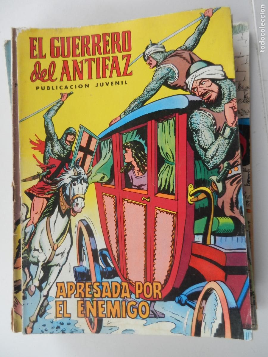 Tebeos: EL GUERRERO DEL ANTIFAZ N&ordm; 11- APRESADA POR EL ENEMIGO - PUBLICACION JUVENIL -1972 - EDT VALENCIA