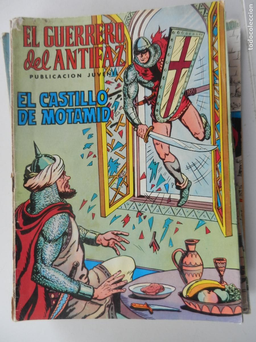 Tebeos: EL GUERRERO DEL ANTIFAZ N&ordm; 12- EL CASTILLO DE MOTAMID - PUBLICACION JUVENIL -1972 - EDT VALENCIA