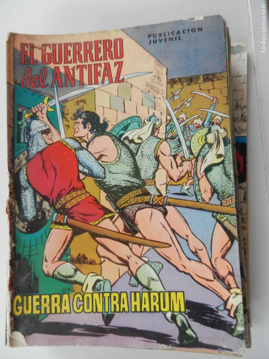 Tebeos: EL GUERRERO DEL ANTIFAZ N&ordm; 16- GUERRA CONTRA HARUM - PUBLICACION JUVENIL -1972 - EDT VALENCIA