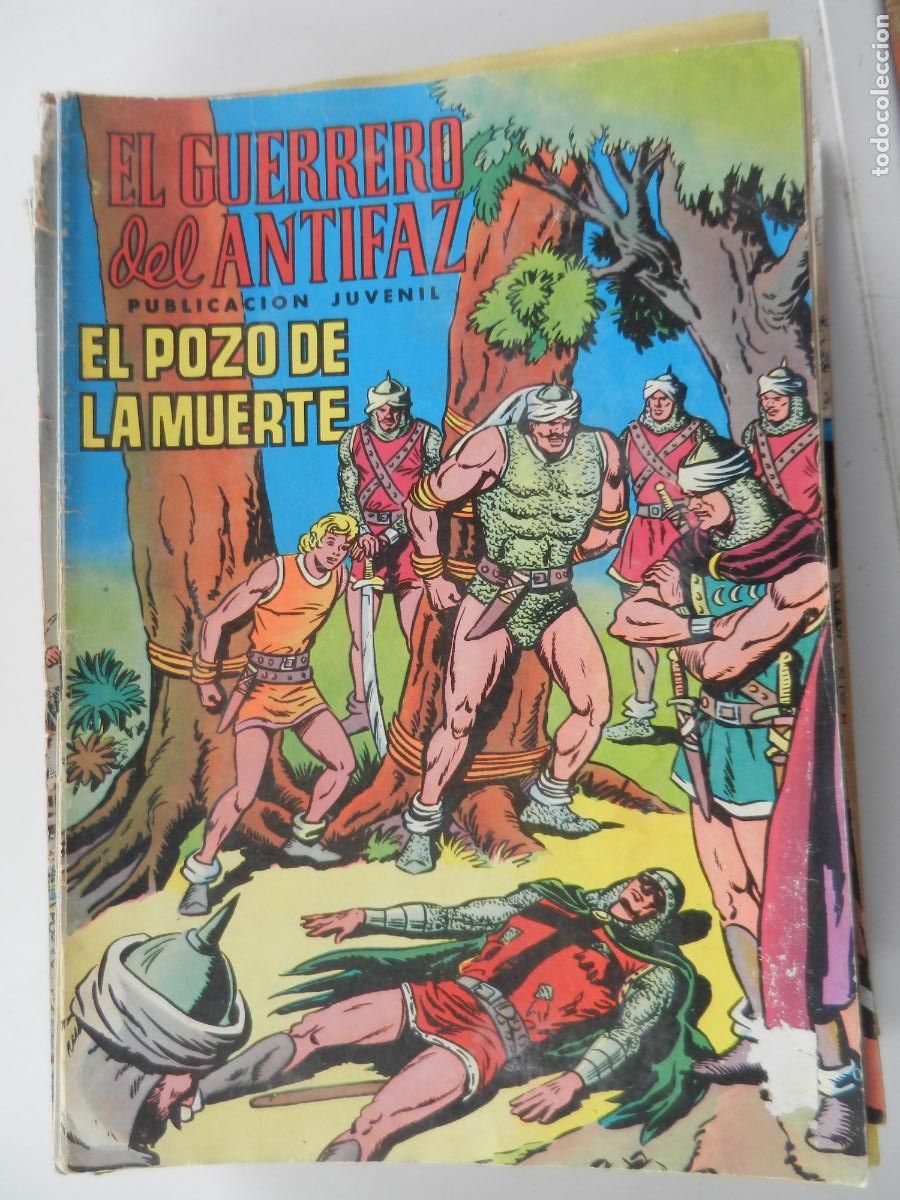 Tebeos: EL GUERRERO DEL ANTIFAZ N&ordm; 24- EL POZO DE LA MUERTE - PUBLICACION JUVENIL -1972 - EDT VALENCIA