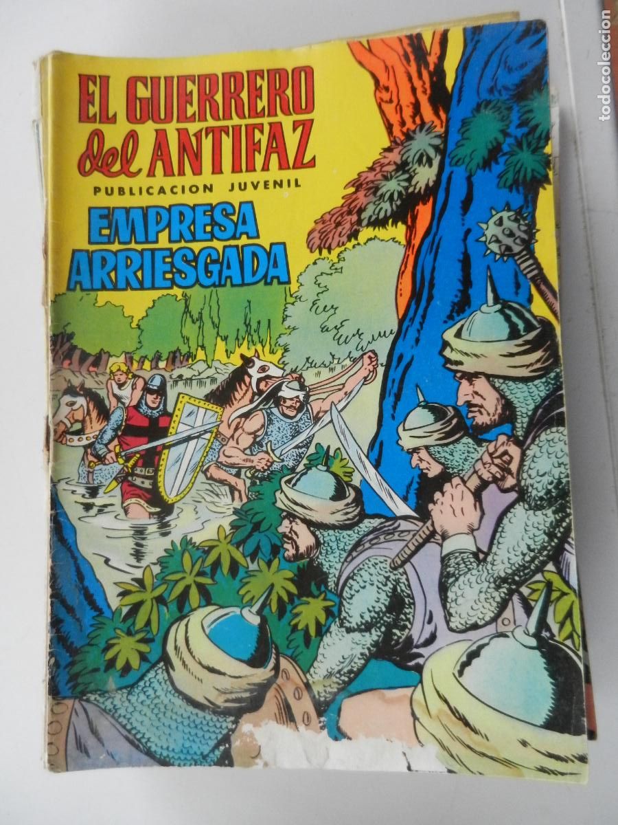 Tebeos: EL GUERRERO DEL ANTIFAZ N&ordm; 22- EMPRESA ARRIESGADA - PUBLICACION JUVENIL -1972 - EDT VALENCIA