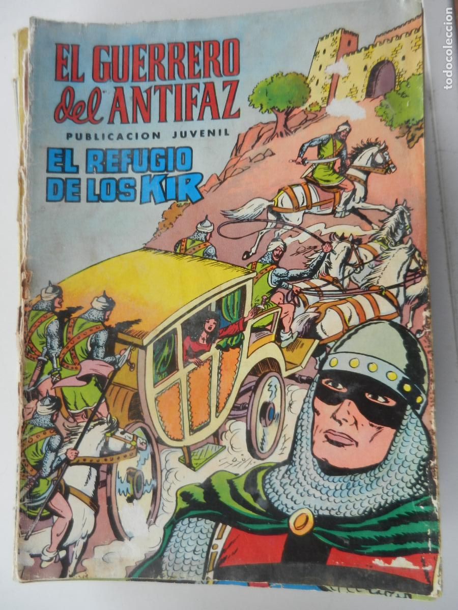 Tebeos: EL GUERRERO DEL ANTIFAZ N&ordm; 20- EL REFUGIO DE LOS KIR - PUBLICACION JUVENIL -1972 - EDT VALENCIA