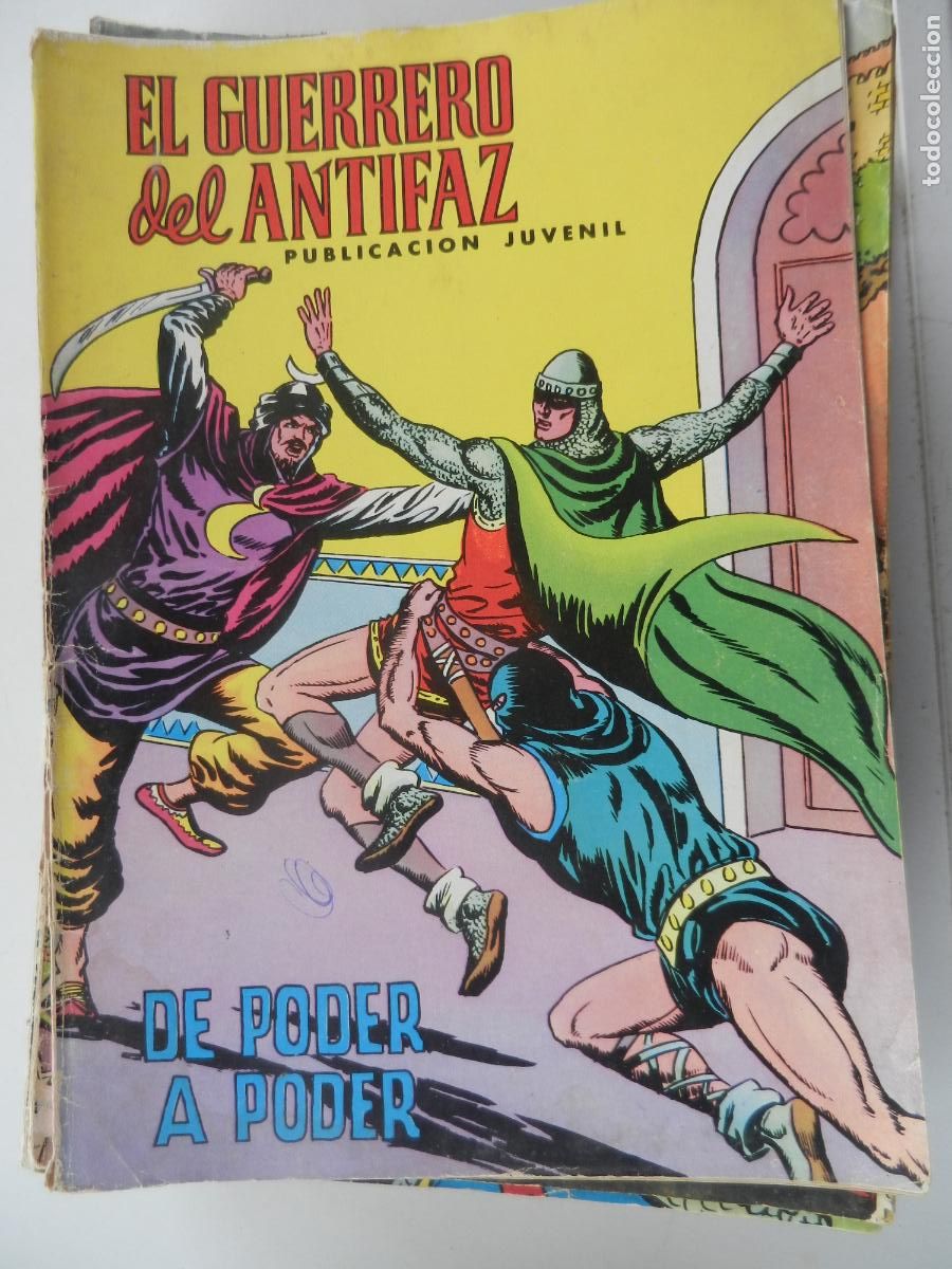 Tebeos: EL GUERRERO DEL ANTIFAZ N&ordm; 30- DE PODER A PODER - PUBLICACION JUVENIL -1972 - EDT VALENCIA - Foto 1