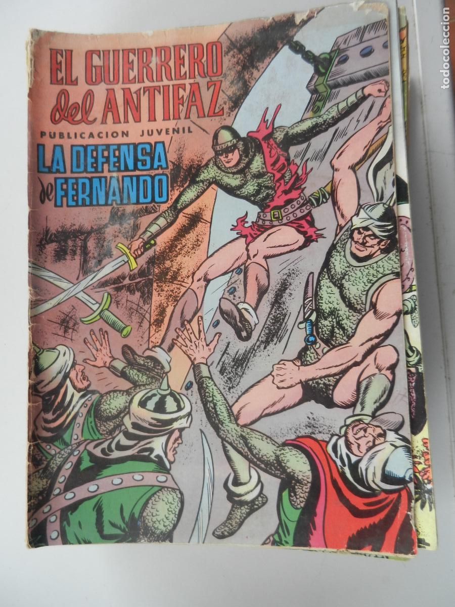 Tebeos: EL GUERRERO DEL ANTIFAZ N&ordm; 32- LA DEFENSA DE FERNANDO - PUBLICACION JUVENIL -1973 - EDT VALENCIA