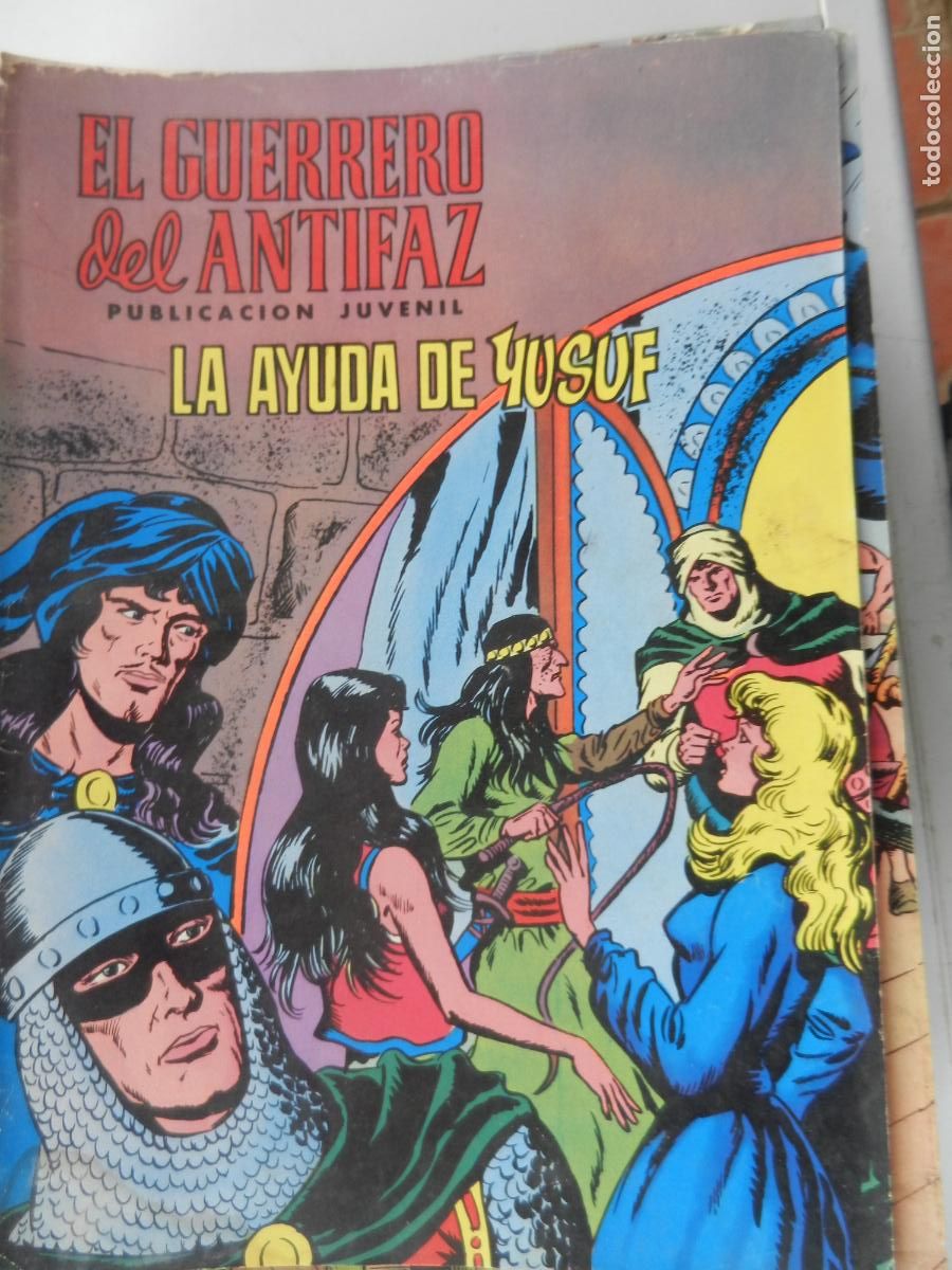 Tebeos: EL GUERRERO DEL ANTIFAZ N&ordm; 38- LA AYUDA DE YUSUF - PUBLICACION JUVENIL -1973 - EDT VALENCIA