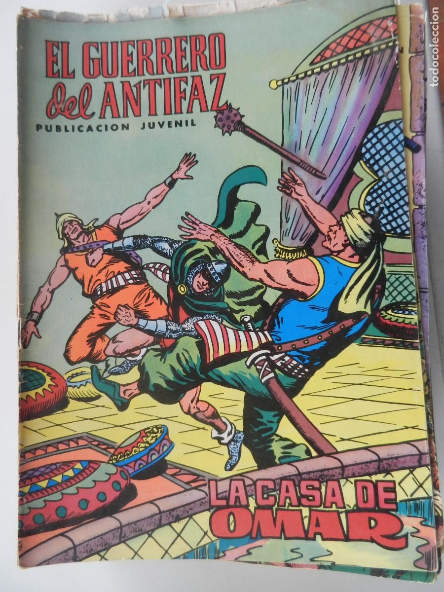 Tebeos: EL GUERRERO DEL ANTIFAZ N&ordm; 42- LA CASA DE OMAR - PUBLICACION JUVENIL -1973 - EDT VALENCIA