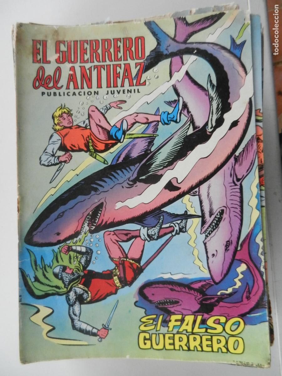 Tebeos: EL GUERRERO DEL ANTIFAZ N&ordm; 45- EL FALSO GUERRERO - PUBLICACION JUVENIL -1973 - EDT VALENCIA
