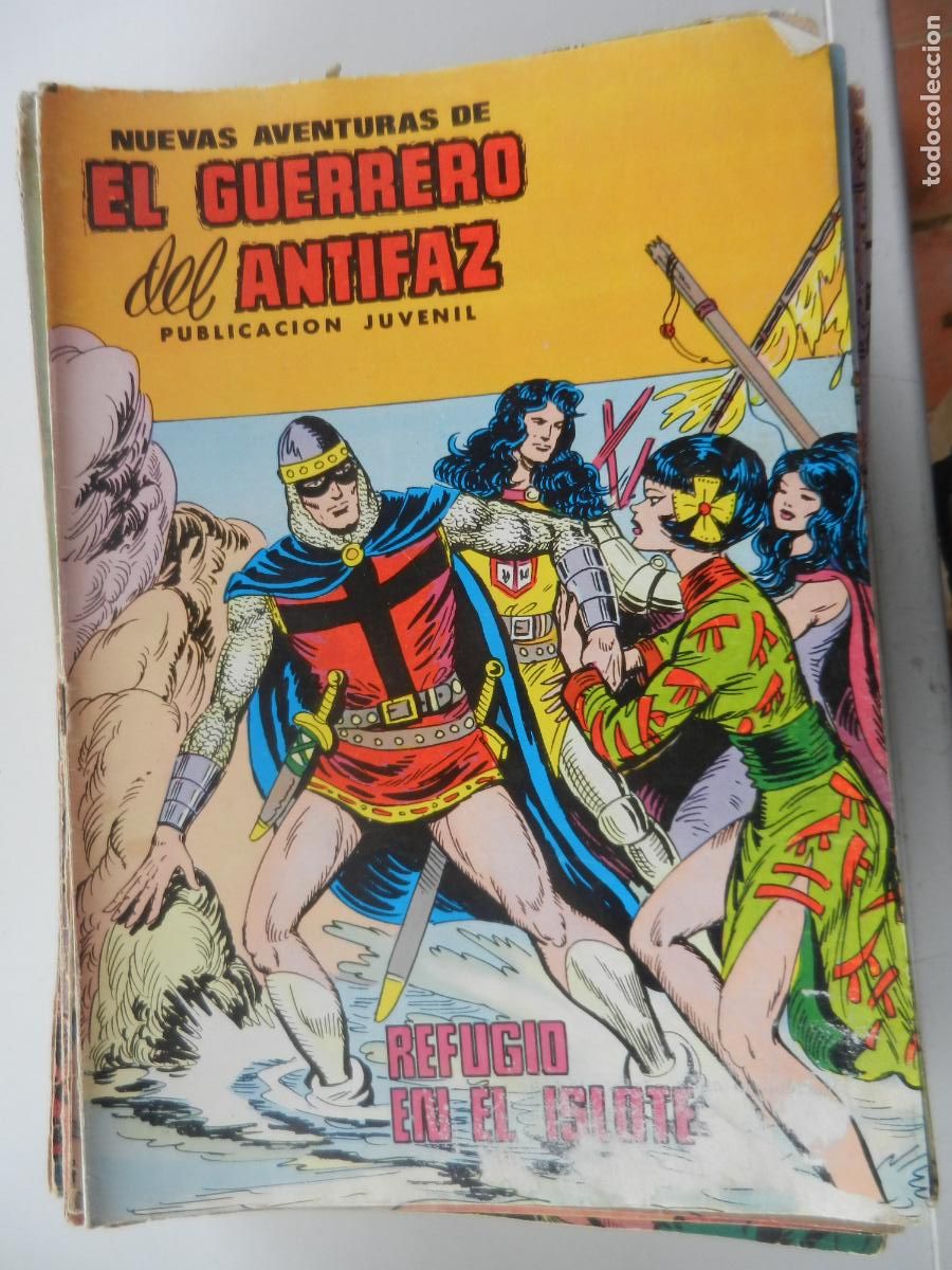 Tebeos: EL GUERRERO DEL ANTIFAZ N&ordm; 45- REFUGIO EN EL ISLOTE - PUBLICACION JUVENIL -1979 - EDT VALENCIA