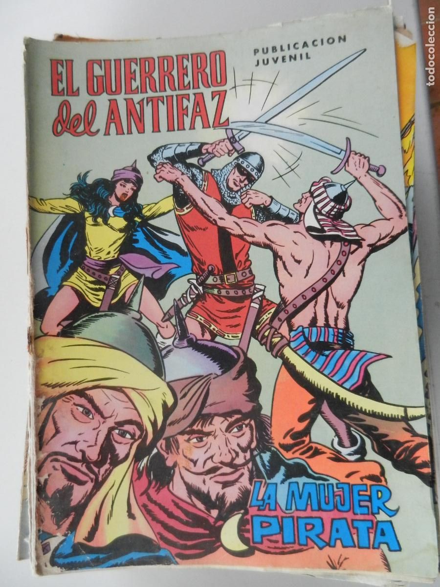 Tebeos: EL GUERRERO DEL ANTIFAZ N&ordm; 46- LA MUJER PIRATA - PUBLICACION JUVENIL -1973 - EDT VALENCIA