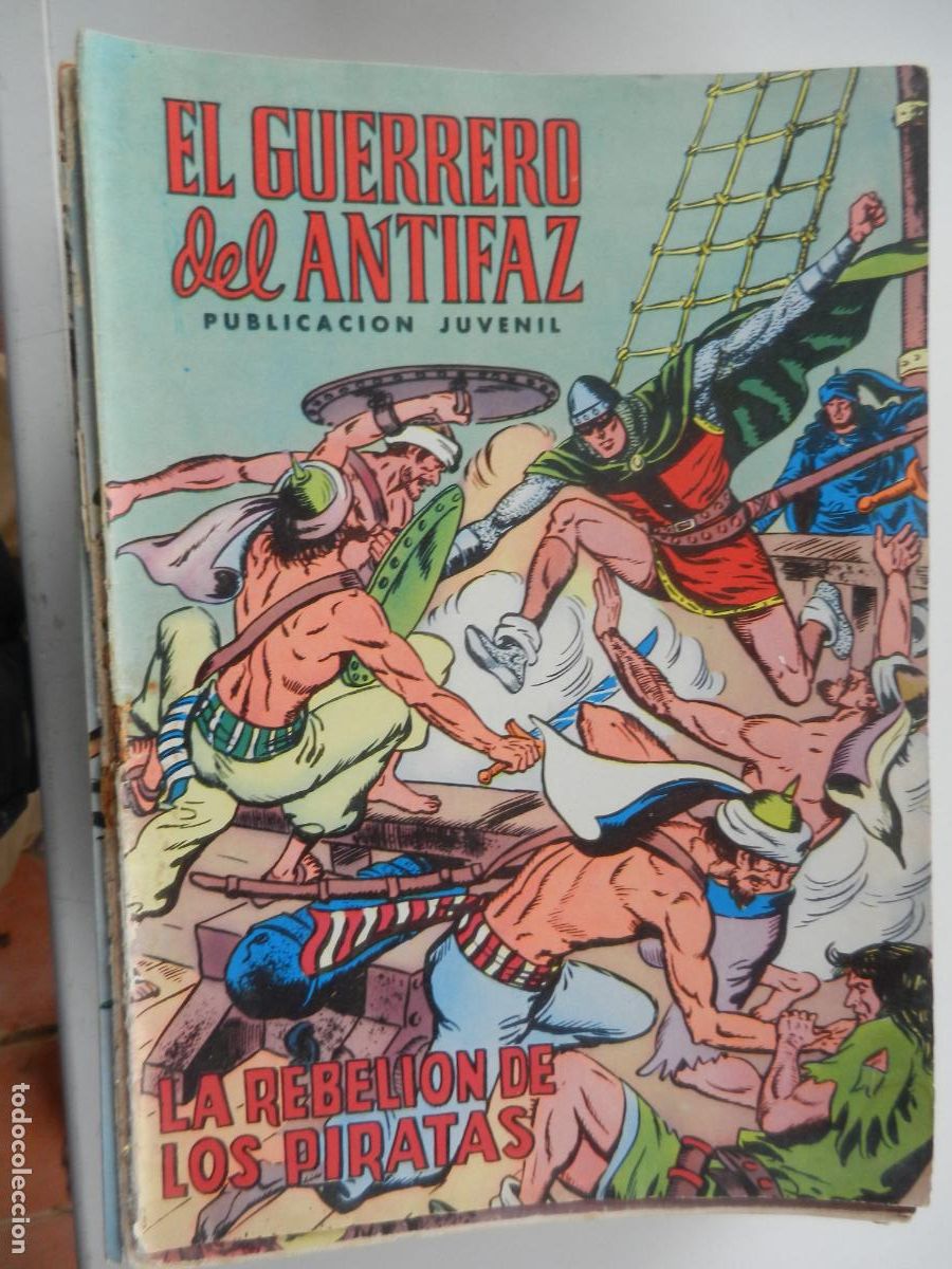 Tebeos: EL GUERRERO DEL ANTIFAZ N&ordm; 49- LA REBELION DE LOS PIRATAS - PUBLICACION JUVENIL -1973 - EDT VALENCIA