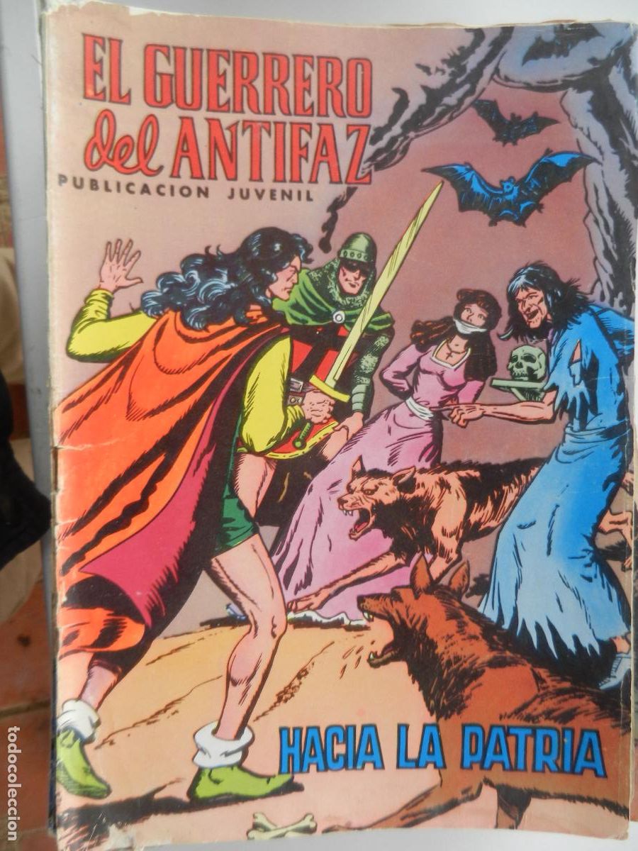 Tebeos: EL GUERRERO DEL ANTIFAZ N&ordm; 54- HACIA LA PATRIA - PUBLICACION JUVENIL -1973 - EDT VALENCIA