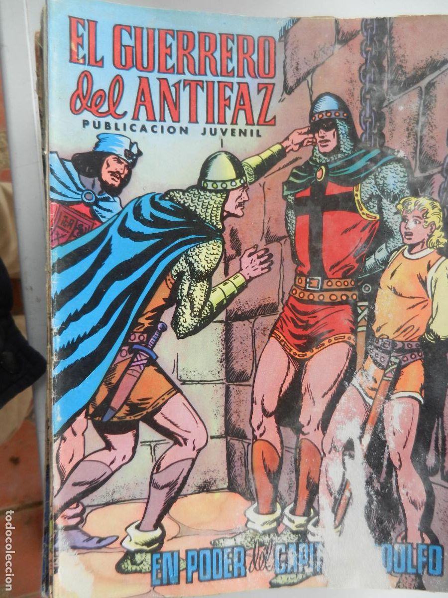 Tebeos: EL GUERRERO DEL ANTIFAZ N&ordm; 55-EL PODER DEL CAPITAN RODOLFO- PUBLICACION JUVENIL -1973 - EDT VALENCIA