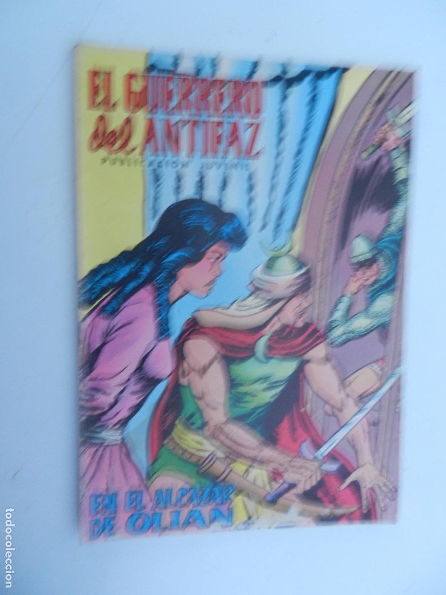 Tebeos: EL GUERRERO DEL ANTIFAZ N&ordm; 59-EN EL ALCAZAR DE OLIAN - PUBLICACION JUVENIL -1973 - EDT VALENCIA