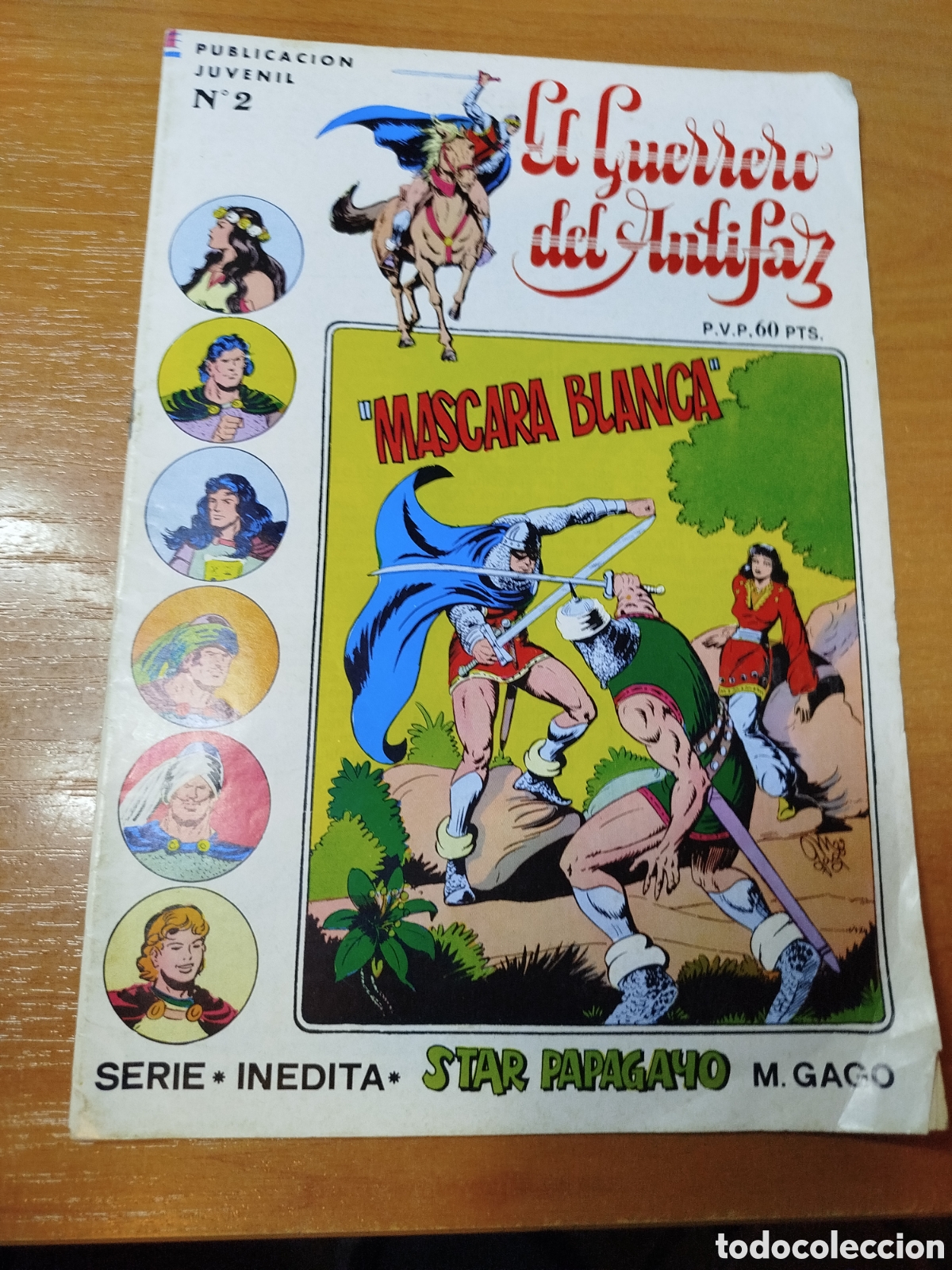Tebeos: El Guerrero del antifaz 2. M&aacute;scara blanca