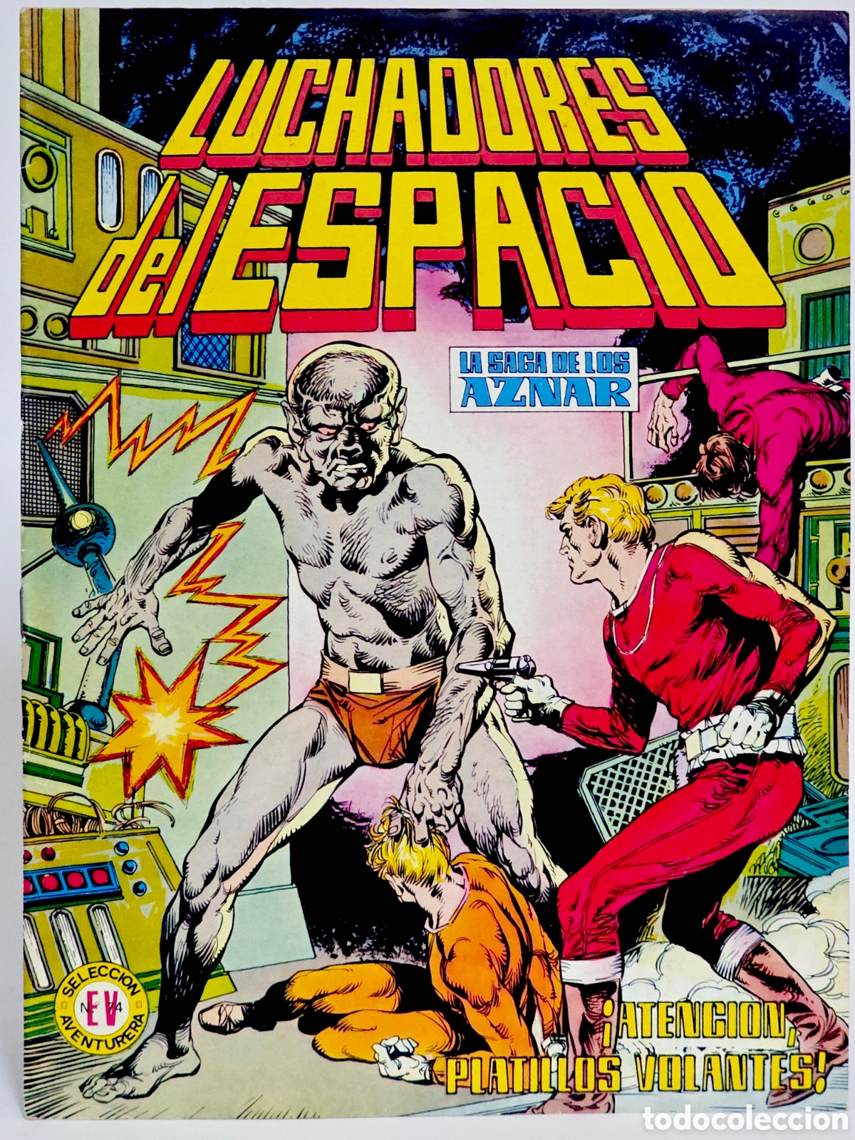 Tebeos: C&Oacute;MIC LUCHADORES DEL ESPACIO 9 ATENCI&Oacute;N PLATILLOS VOLANTES EDITORIAL VALENCIANA EXCELENTE ESTADO