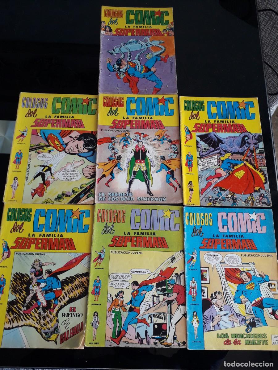 Tebeos: COLOSOS DEL COMIC LA FAMILIA SUPERMAN A&Ntilde;O 1979 VALENCIANA N-2-3-5-6-7-8-9
