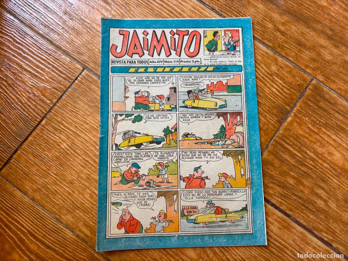 Tebeos: JAIMITO N&ordm; 510 EDITORIAL VALENCIANA