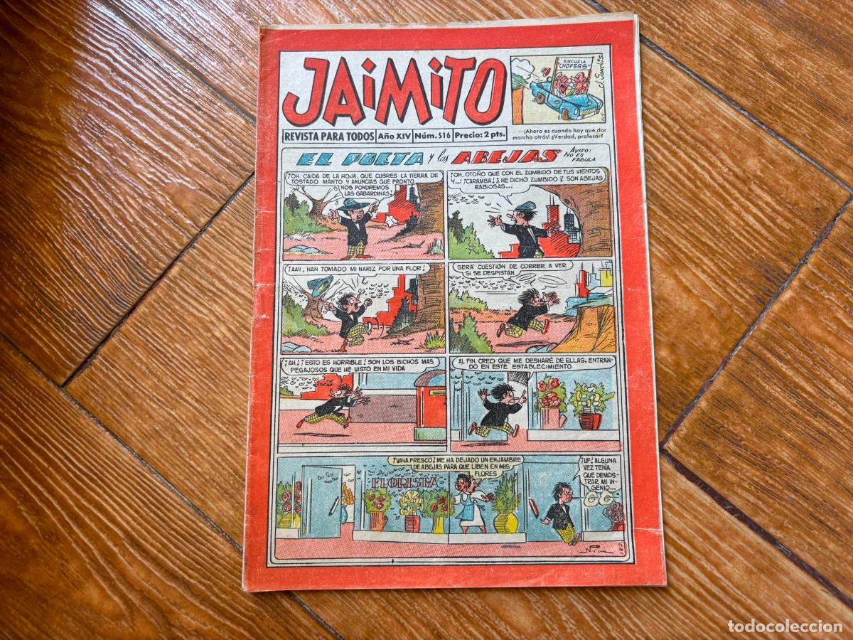 Tebeos: JAIMITO N&ordm; 516 EDITORIAL VALENCIANA