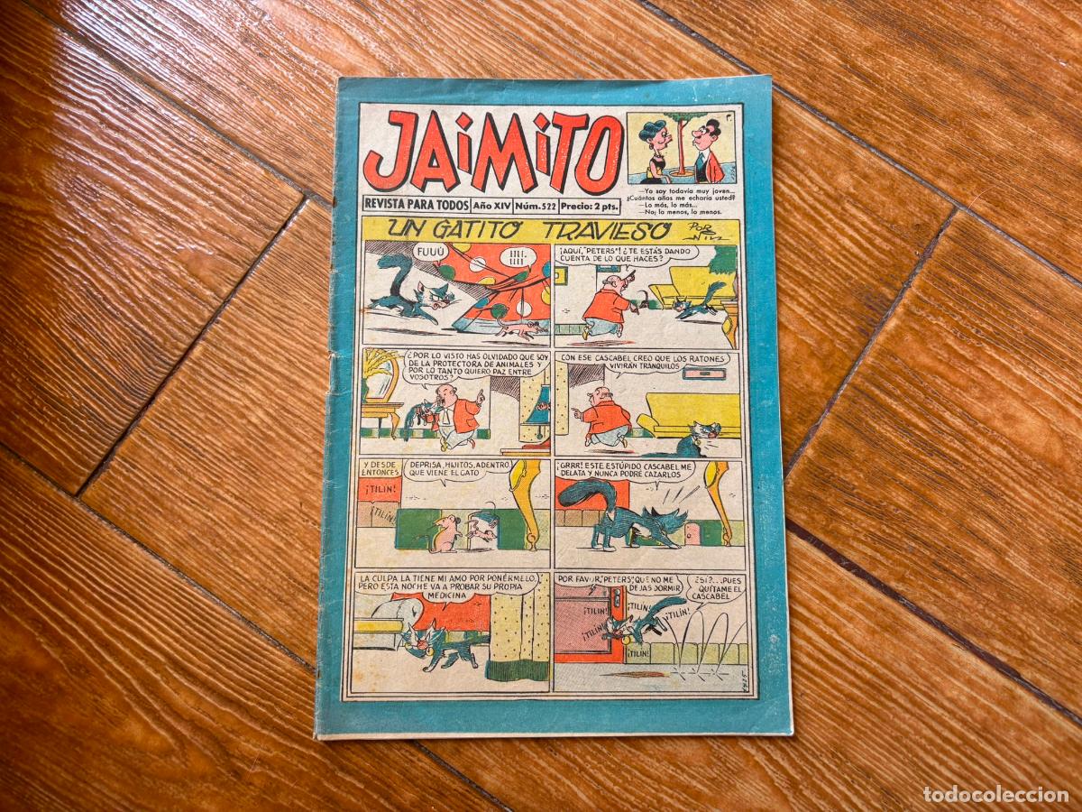 Tebeos: JAIMITO N&ordm; 522 EDITORIAL VALENCIANA