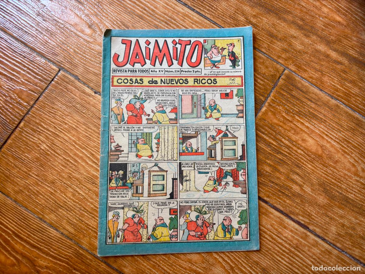 Tebeos: JAIMITO N&ordm; 534 EDITORIAL VALENCIANA