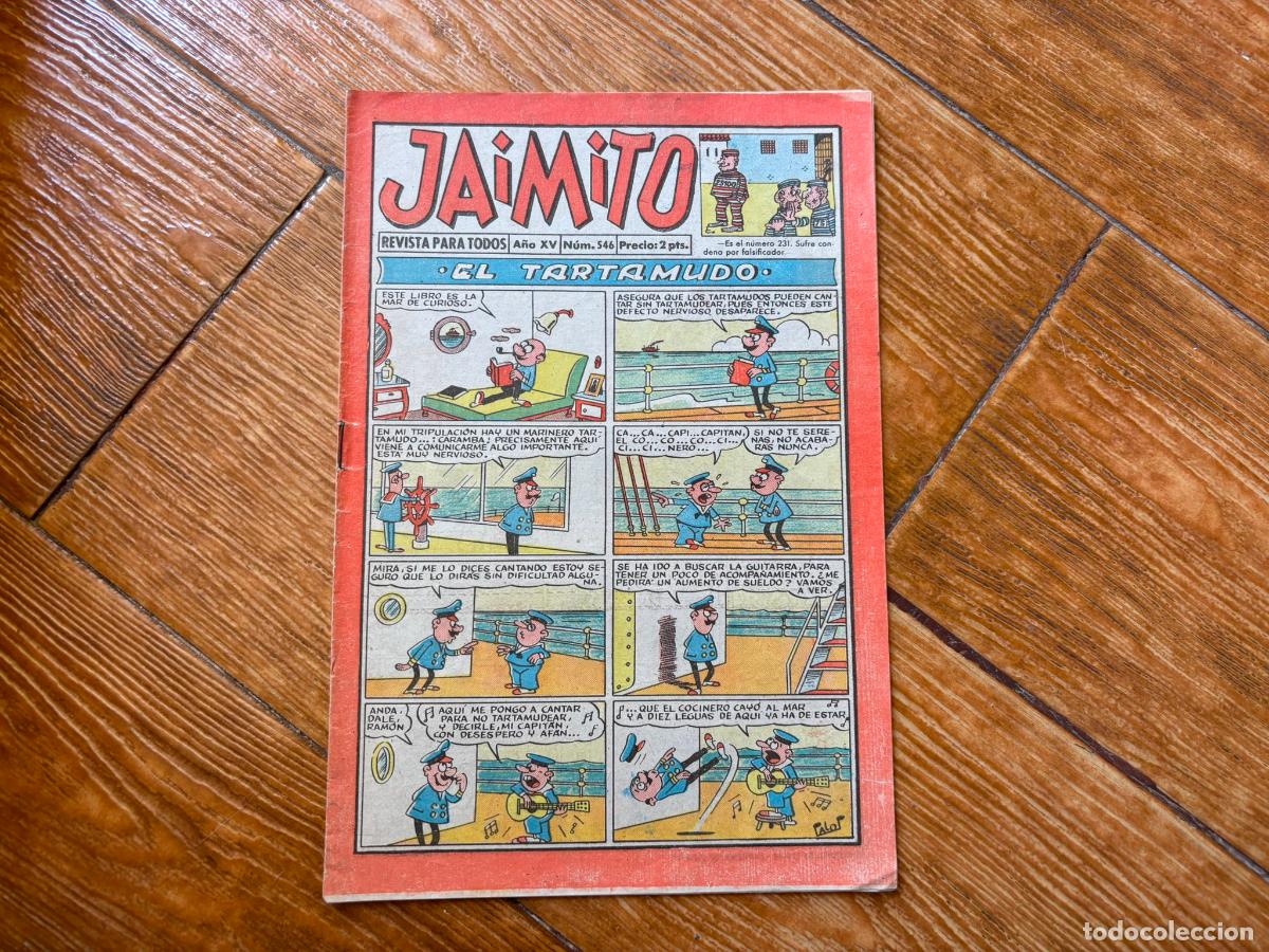 Tebeos: JAIMITO N&ordm; 546 EDITORIAL VALENCIANA
