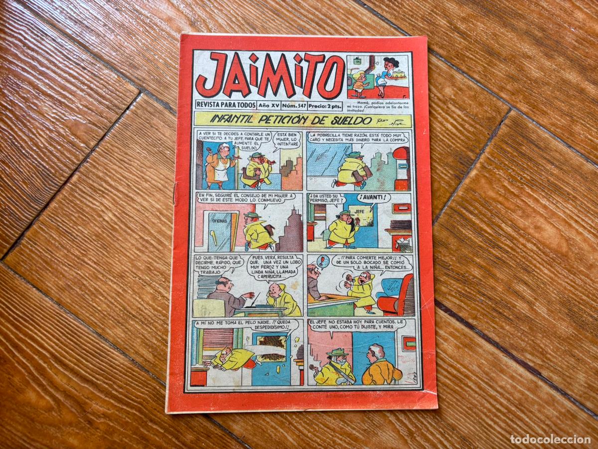 Tebeos: JAIMITO N&ordm; 547 EDITORIAL VALENCIANA