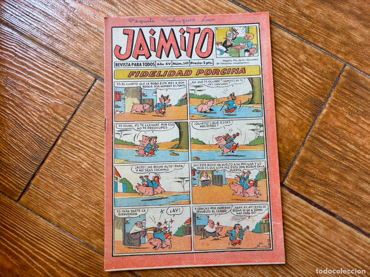 Tebeos: JAIMITO N&ordm; 549 EDITORIAL VALENCIANA