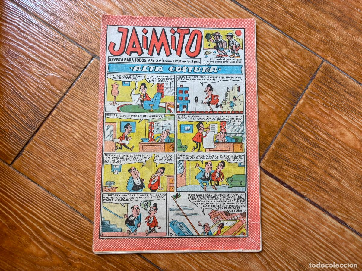 Tebeos: JAIMITO N&ordm; 552 EDITORIAL VALENCIANA
