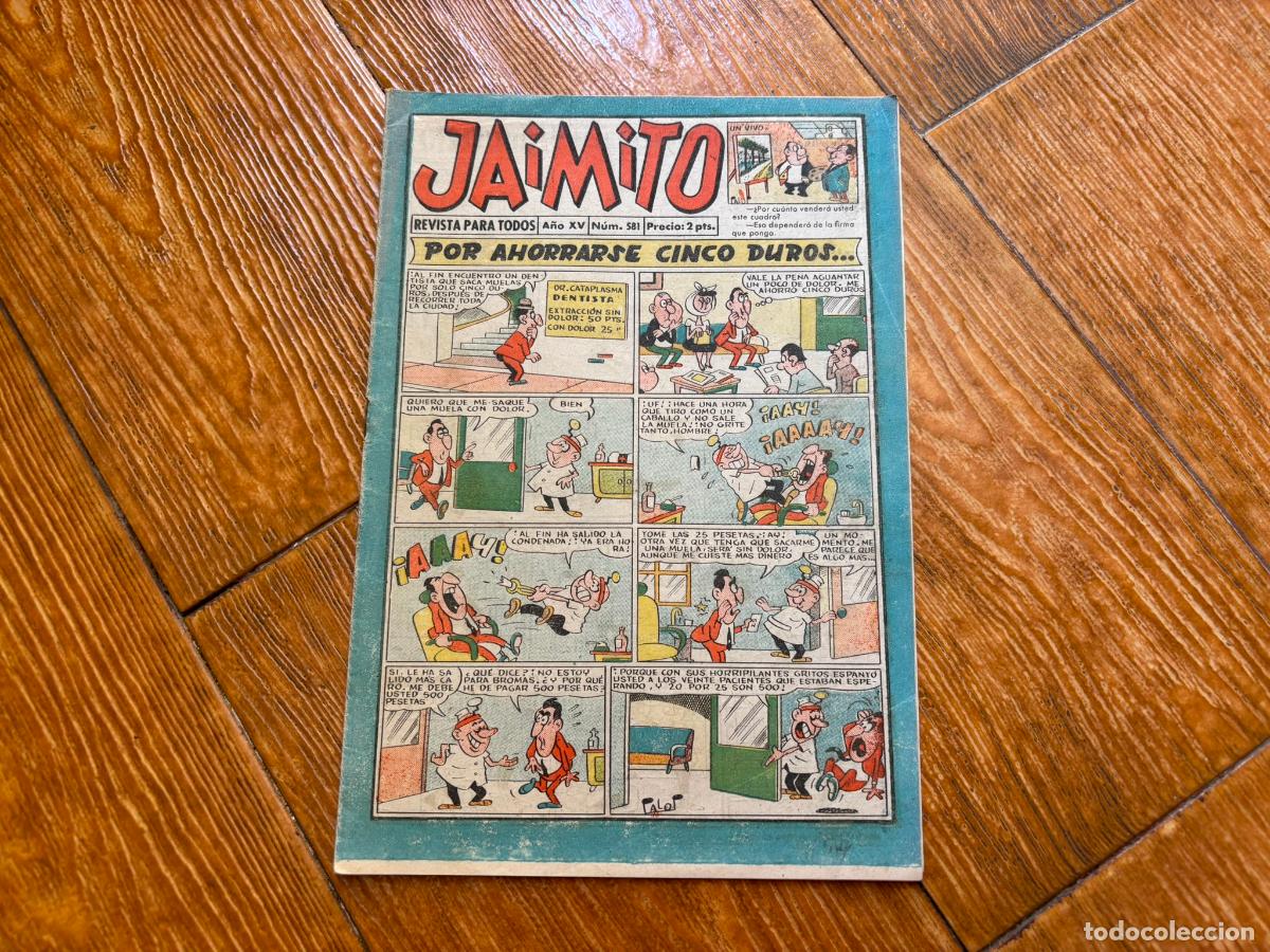 Tebeos: JAIMITO N&ordm; 581 EDITORIAL VALENCIANA