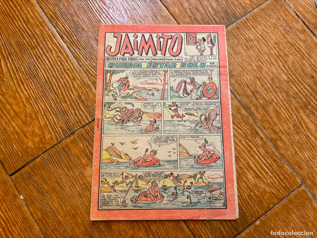 Tebeos: JAIMITO N&ordm; 606 EDITORIAL VALENCIANA