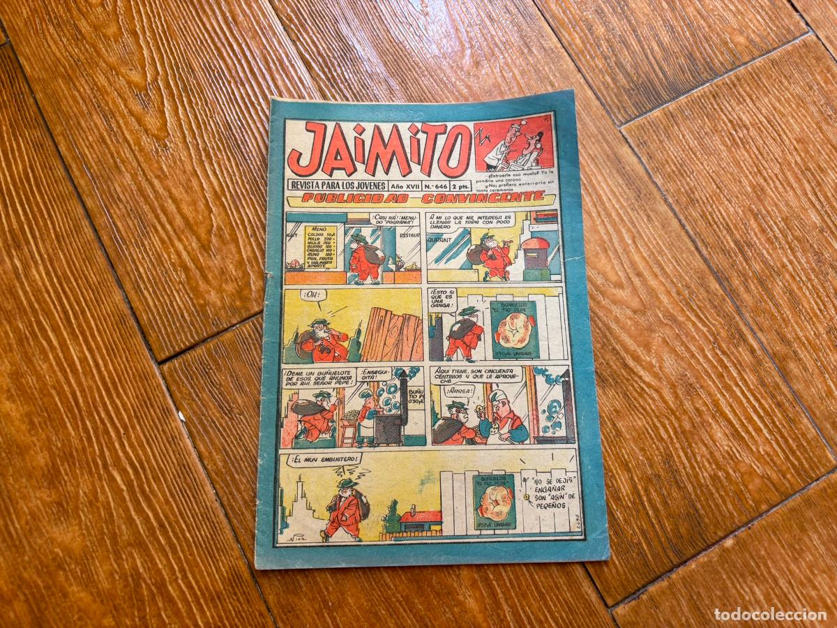 Tebeos: JAIMITO N&ordm; 646 EDITORIAL VALENCIANA