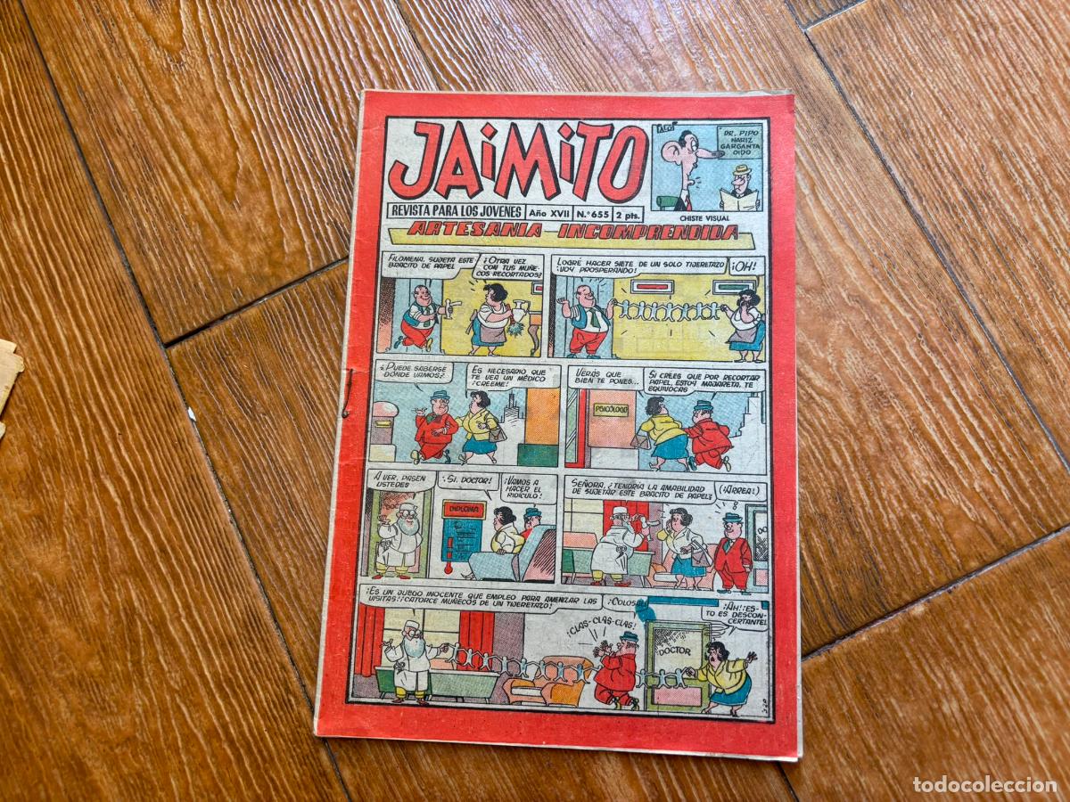 Tebeos: JAIMITO N&ordm; 655 EDITORIAL VALENCIANA