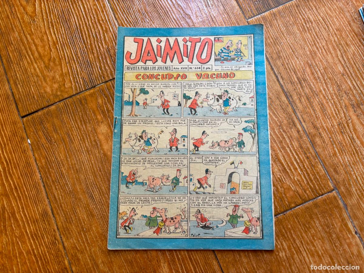 Tebeos: JAIMITO N&ordm; 658 EDITORIAL VALENCIANA