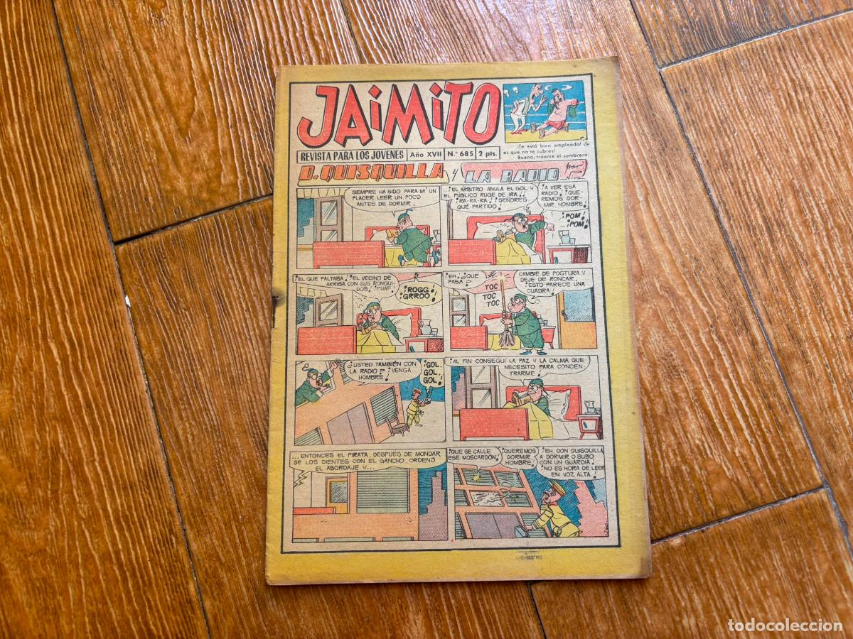 Tebeos: JAIMITO N&ordm; 685 EDITORIAL VALENCIANA