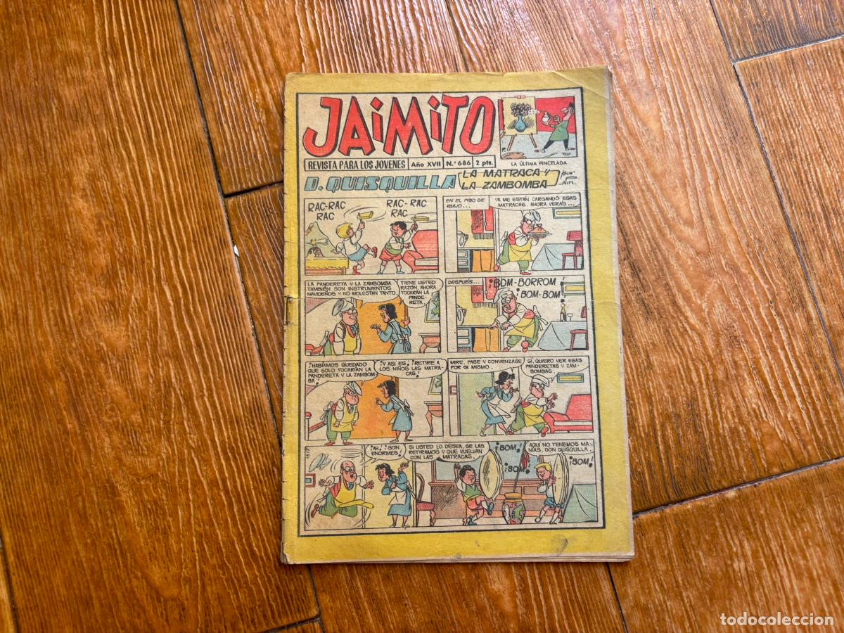 Tebeos: JAIMITO N&ordm; 686 EDITORIAL VALENCIANA
