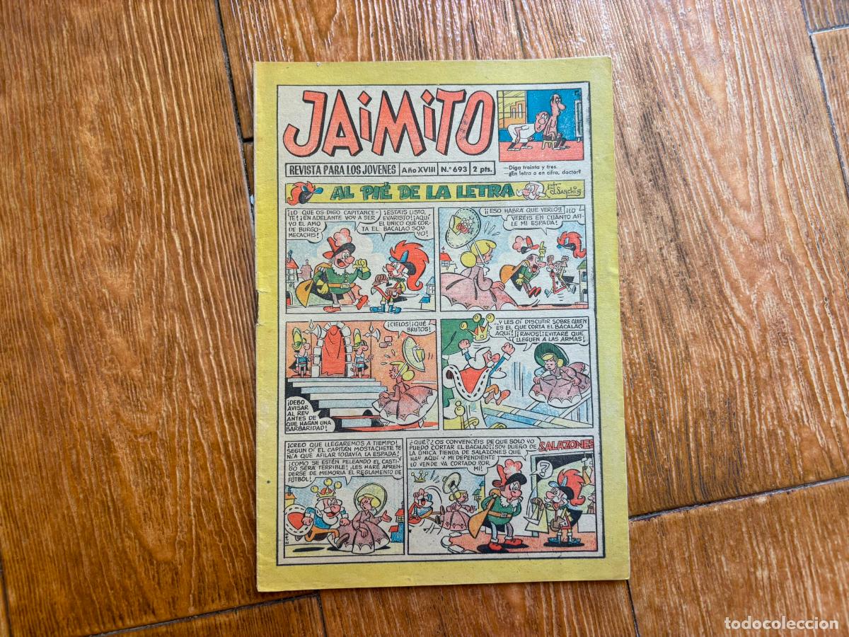 Tebeos: JAIMITO N&ordm; 693 EDITORIAL VALENCIANA