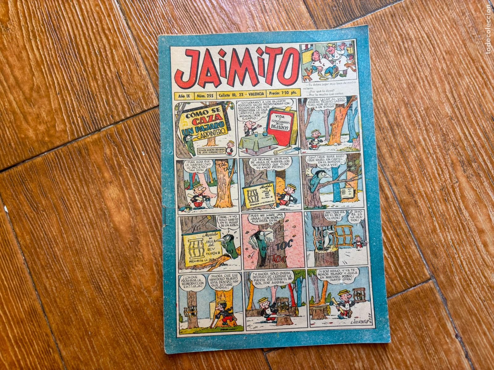 Tebeos: JAIMITO N&ordm; 255 EDITORIAL VALENCIANA