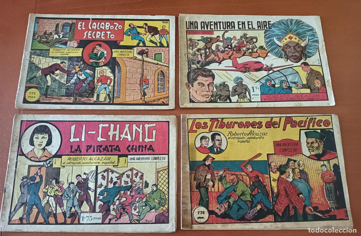 Tebeos: Roberto Alc&aacute;zar y Pedr&iacute;n Lote 29 cuadernillos originales El Hombre Diab&oacute;lico y otros Valenciana